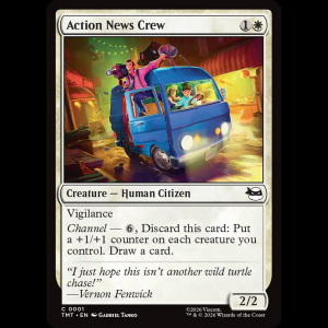 MTG Action News Crew Teenage Mutant Ninja Turtles tmt#1