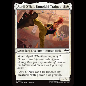 MTG April O'Neil, Kunoichi Trainee Teenage Mutant Ninja Turtles tmt#3
