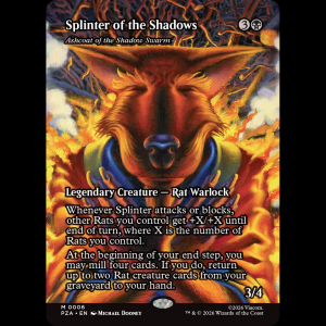 MTG Ashcoat of the Shadow Swarm Teenage Mutant Ninja Turtles Source Material pza#6