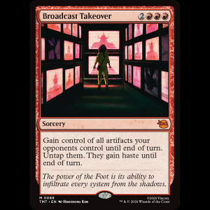 MTG Broadcast Takeover Teenage Mutant Ninja Turtles tmt#86