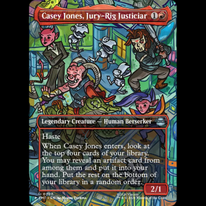 MTG Casey Jones, Jury-Rig Justiciar Teenage Mutant Ninja Turtles tmt#207