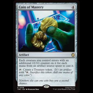 MTG Coin of Mastery Teenage Mutant Ninja Turtles Eternal tmc#38