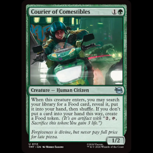 MTG Courier of Comestibles Teenage Mutant Ninja Turtles tmt#112