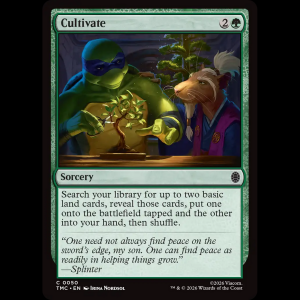 MTG Cultivate Teenage Mutant Ninja Turtles Eternal tmc#50