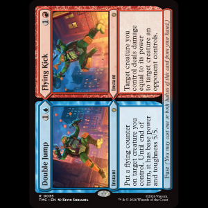 MTG Double Jump // Flying Kick Teenage Mutant Ninja Turtles Eternal tmc#35