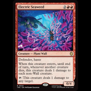 MTG Electric Seaweed Teenage Mutant Ninja Turtles Eternal tmc#23