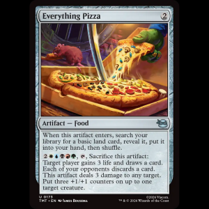 MTG Everything Pizza Teenage Mutant Ninja Turtles tmt#173