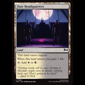 MTG Foot Headquarters Teenage Mutant Ninja Turtles tmt#185