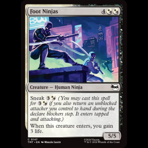 MTG Foot Ninjas Teenage Mutant Ninja Turtles tmt#147