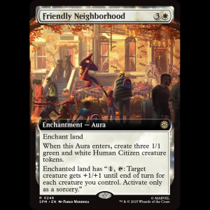 MTG Friendly Neighborhood Marvel's Spider-Man spm#246