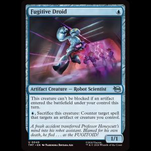 MTG Fugitive Droid Teenage Mutant Ninja Turtles tmt#40