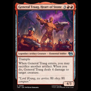 MTG General Traag, Heart of Stone Teenage Mutant Ninja Turtles tmt#90