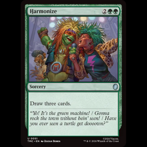 MTG Harmonize Teenage Mutant Ninja Turtles Eternal tmc#51