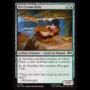 MTG Ice Cream Kitty Teenage Mutant Ninja Turtles tmt#150