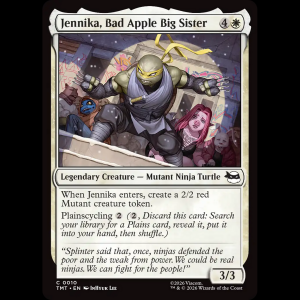 MTG Jennika, Bad Apple Big Sister Teenage Mutant Ninja Turtles tmt#10