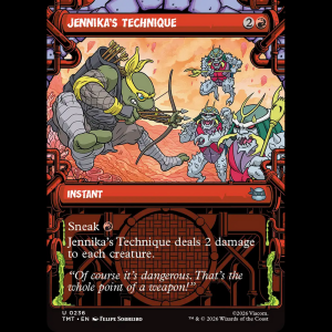 MTG Jennika's Technique Teenage Mutant Ninja Turtles tmt#236