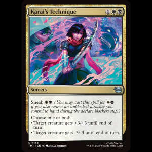 MTG Karai's Technique Teenage Mutant Ninja Turtles tmt#152