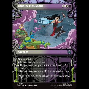 MTG Karai's Technique Teenage Mutant Ninja Turtles tmt#244