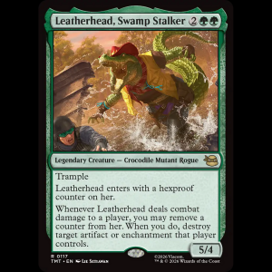MTG Leatherhead, Swamp Stalker Teenage Mutant Ninja Turtles tmt#117
