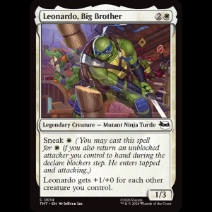MTG Leonardo, Big Brother Teenage Mutant Ninja Turtles tmt#14