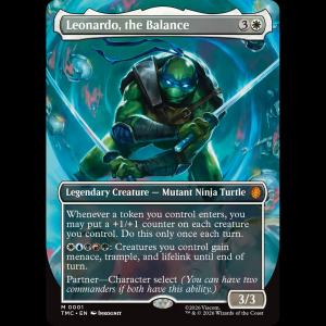 MTG Leonardo, the Balance Teenage Mutant Ninja Turtles Eternal tmc#1