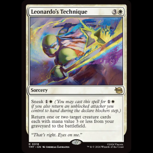 MTG Leonardo's Technique Teenage Mutant Ninja Turtles tmt#18