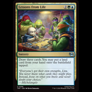MTG Lessons from Life Teenage Mutant Ninja Turtles tmt#155