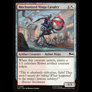 MTG Mechanized Ninja Cavalry Teenage Mutant Ninja Turtles tmt#156