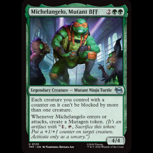 MTG Michelangelo, Mutant BFF Teenage Mutant Ninja Turtles tmt#120