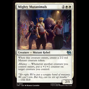 MTG Mighty Mutanimals Teenage Mutant Ninja Turtles tmt#21