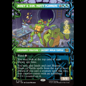 MTG Mikey & Don, Party Planners Teenage Mutant Ninja Turtles tmt#246