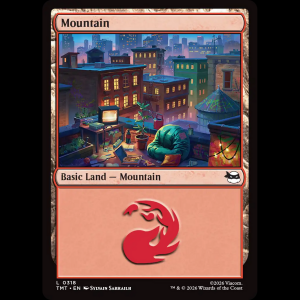 MTG Mountain Teenage Mutant Ninja Turtles tmt#318