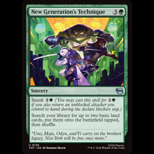 MTG New Generation's Technique Teenage Mutant Ninja Turtles tmt#126