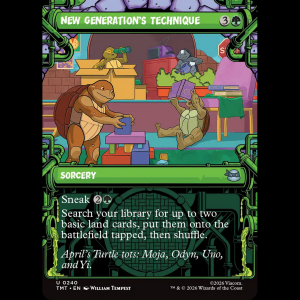 MTG New Generation's Technique Teenage Mutant Ninja Turtles tmt#240