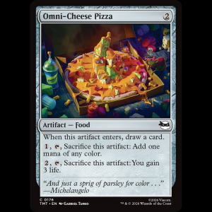MTG Omni-Cheese Pizza Teenage Mutant Ninja Turtles tmt#176