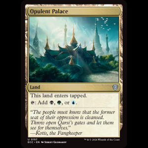 MTG Opulent Palace Lorwyn Eclipsed Commander ecc#157