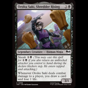 MTG Oroku Saki, Shredder Rising Teenage Mutant Ninja Turtles tmt#68