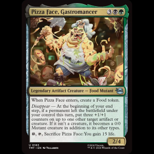 MTG Pizza Face, Gastromancer Teenage Mutant Ninja Turtles tmt#163