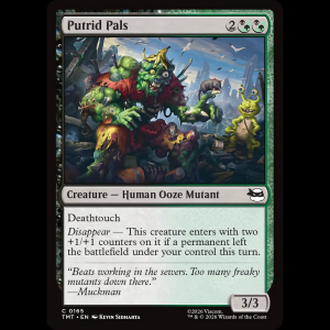 MTG Putrid Pals Teenage Mutant Ninja Turtles tmt#165