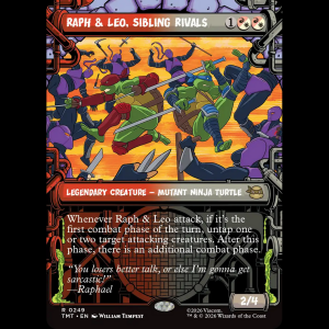 MTG Raph & Leo, Sibling Rivals Teenage Mutant Ninja Turtles tmt#249