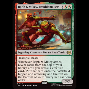 MTG Raph & Mikey, Troublemakers Teenage Mutant Ninja Turtles tmt#167