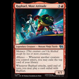 MTG Raphael, Most Attitude Teenage Mutant Ninja Turtles tmt#101