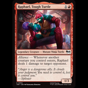 MTG Raphael, Tough Turtle Teenage Mutant Ninja Turtles tmt#104