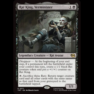 MTG Rat King, Verminister Teenage Mutant Ninja Turtles tmt#71