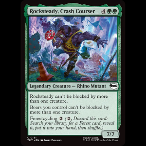 MTG Rocksteady, Crash Courser Teenage Mutant Ninja Turtles tmt#131