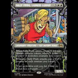MTG Sally Pride, Lioness Leader Teenage Mutant Ninja Turtles tmt#225