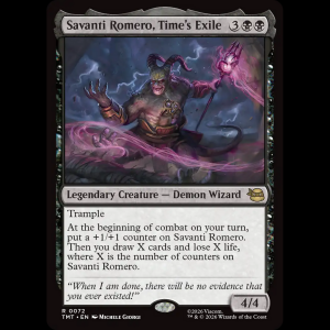 MTG Savanti Romero, Time's Exile Teenage Mutant Ninja Turtles tmt#72