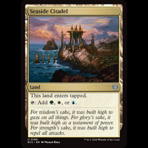 MTG Seaside Citadel Lorwyn Eclipsed Commander ecc#166