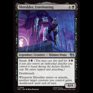 MTG Shredder, Unrelenting Teenage Mutant Ninja Turtles tmt#74