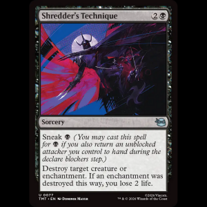 MTG Shredder's Technique Teenage Mutant Ninja Turtles tmt#77
